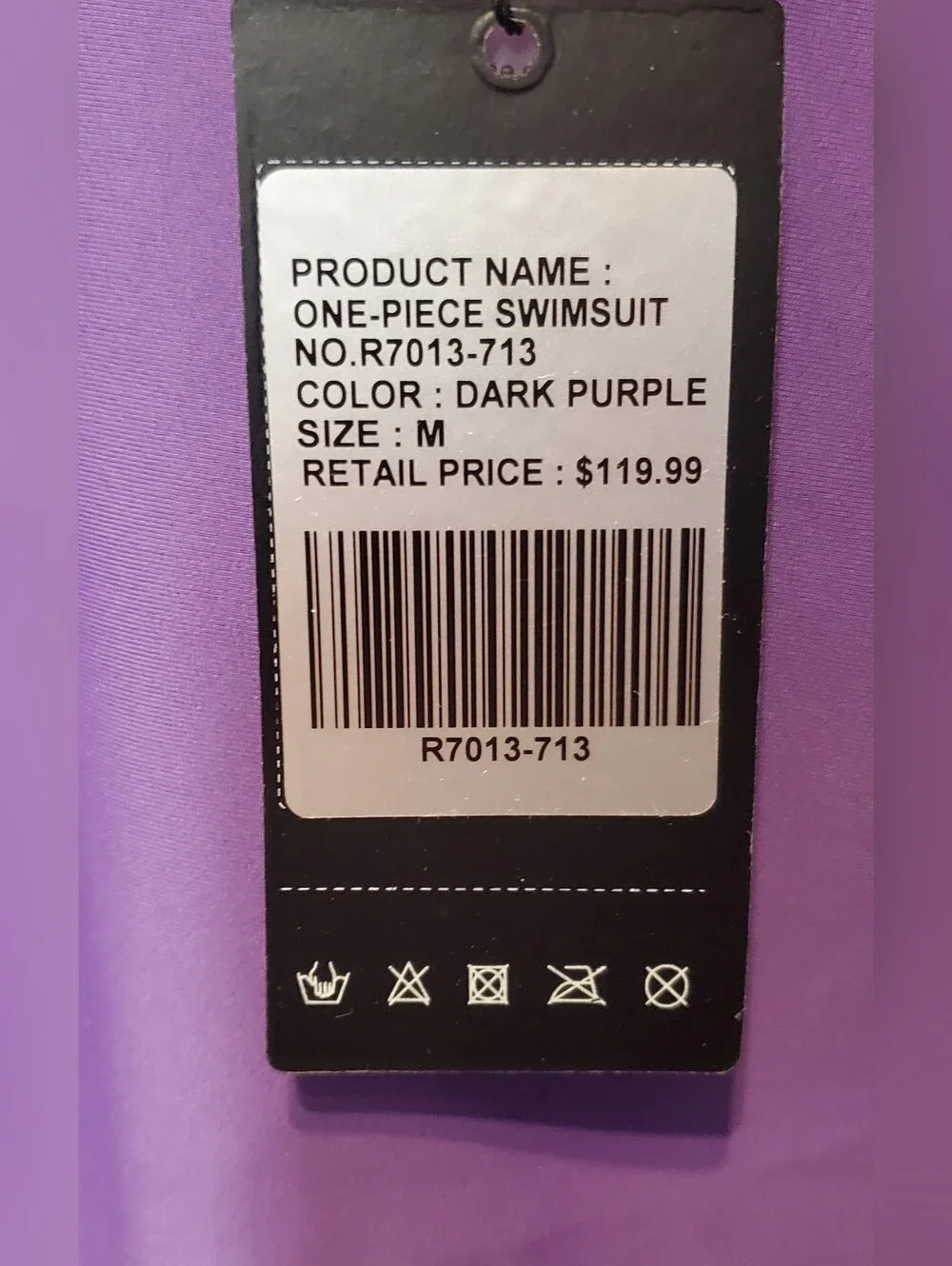 245. NWT - RELLECIGA Twist Front Shirred One Piece Swimsuit - Picture 5 of 11